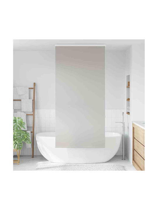 Vidaxl Shower Curtain Roll Cassette 110x240cm Fabric Width 106cm Grey