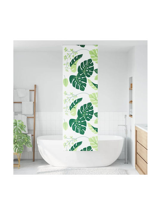 Vidaxl Shower Curtain Roll 70x240 cm Fabric Width 66 cm Green