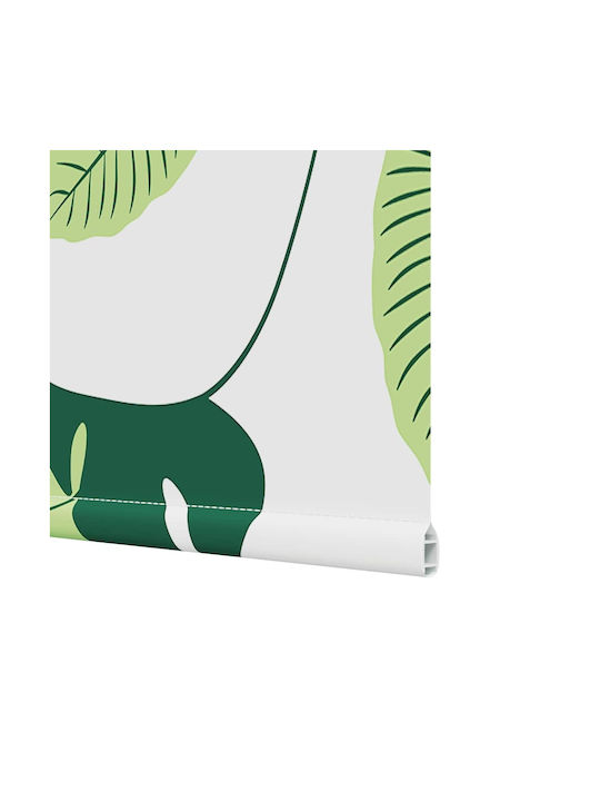 Vidaxl Shower Curtain Roll 70x240 cm Fabric Width 66 cm Green