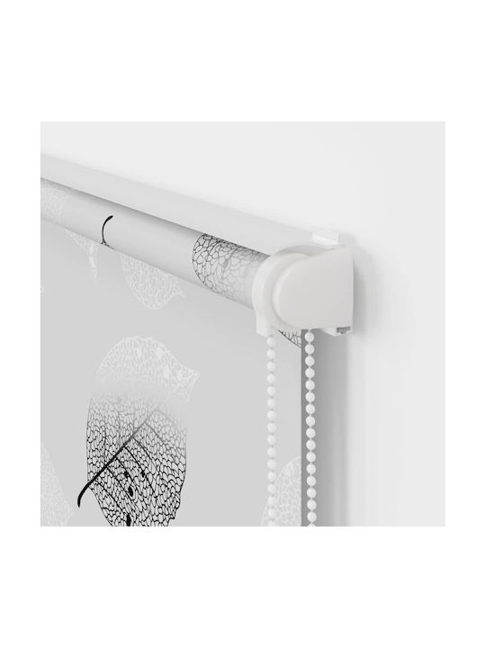 Vidaxl Duschvorhang Rollkassette 160x240 cm Stoffbreite 156 cm Grau