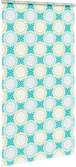Vidaxl Duschvorhang Rollkassette 130x240cm Stoffbreite 126cm Mehrfarbig