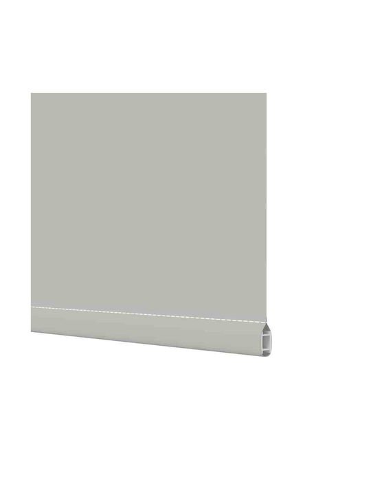 Vidaxl Duschvorhang Rolle 90x240 cm Stoffbreite 86 cm Grau