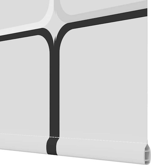 Vidaxl Κουρτίνα Μπάνιου Ρολό 60x240 Εκ Πλάτος Υφάσματος 56 Εκ Πολύχρωμο
