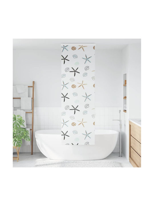 Vidaxl Shower Curtain Roll Cassette 70x240 cm Fabric Width 66 cm Multicolor