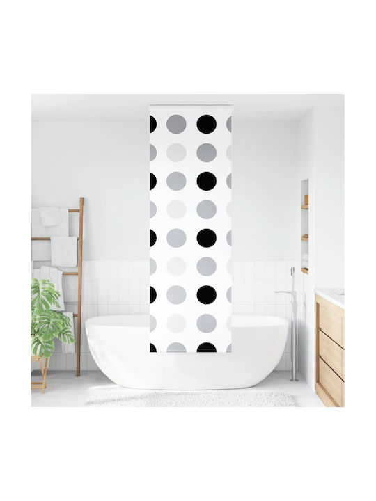 Vidaxl Shower Curtain Roll Cassette 60x240cm Fabric Width 56cm Multicolor