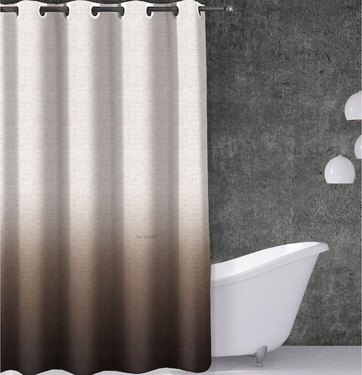 Guy Laroche Mykonos Duschvorhang Stoff 240x185cm Wenge