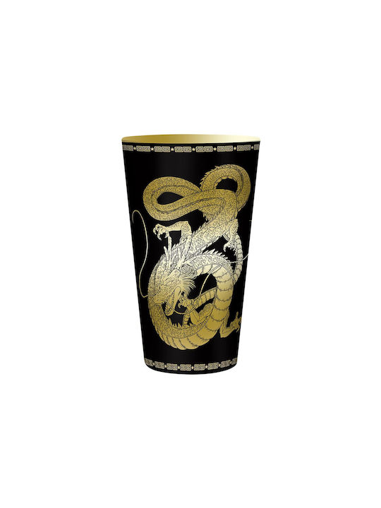 Abysse Dragon Ball Shenron Ποτήρι από Γυαλί σε Μαύρο Χρώμα 400ml
