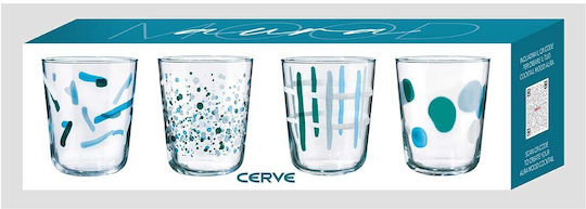 Marva Set Gläser Wasser aus Glas 315ml 4Stück Marva Set Gläser Wasser aus Glas 315ml 4Stück
