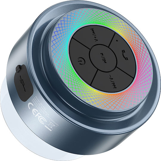 XO F64 Αδιάβροχο Ηχείο Bluetooth 5W με Διάρκεια Μπαταρίας έως 18 ώρες Μαύρο