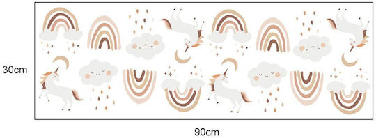 Sipo Kinder Wandsticker Wand 90cm