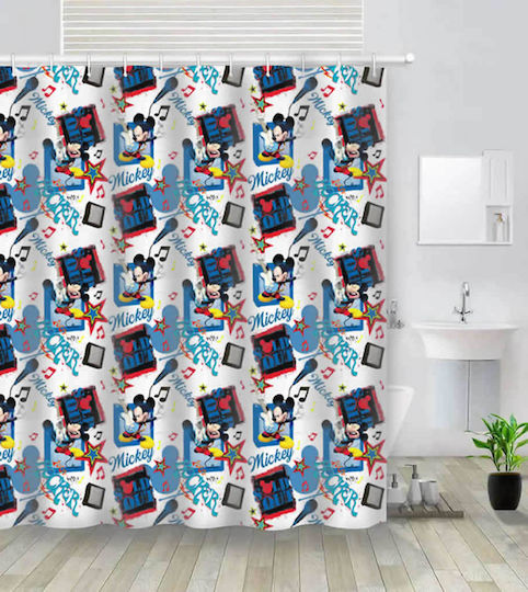Vasilas Home Κουρτίνα Μπάνιου 180x180cm Κόκκινη Vasilas Home Κουρτίνα Μπάνιου 180x180cm Κόκκινη