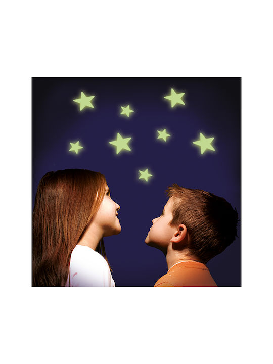 Brainstorm Kids Glow-in-the-Dark Wall Sticker Stars 8.5x1.5cm 8pcs Brainstorm Kids Glow-in-the-Dark Wall Sticker Stars 8.5x1.5cm 8pcs