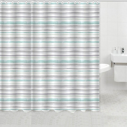 Ankor Perdea de Baie 180x200cm Petrol Grey Ankor Perdea de Baie 180x200cm Petrol Grey