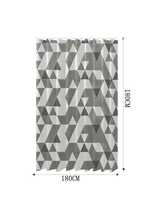 Tpster Shower Curtain 180x180cm Beige