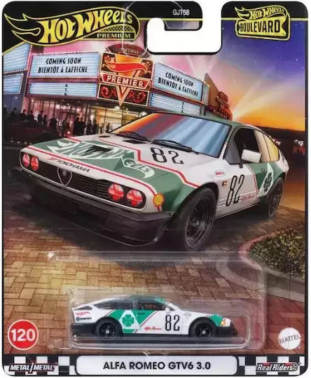 Hot Wheels Premium Car Premium Boulevard Alfa Romeo GTV6 3.0 1:64 For 3+ Years