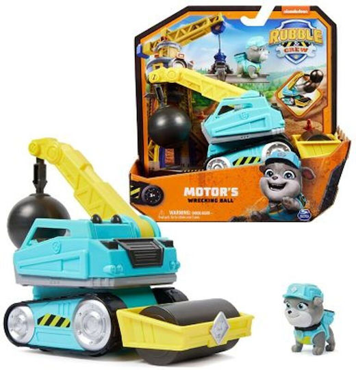 Spin Master Paw Patrol Rubble Crew Car Motor's Wrecking Ball for Ages 3+ (Various Designs) 1pc