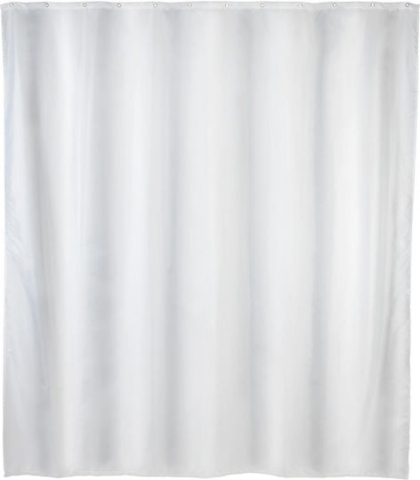 Wenko Plain White Душ завеса 180x200см Αντιμουχλική 20151100