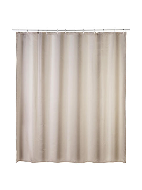 Wenko Plain Beige Duschvorhang 180x200cm Anti-moisture 20045100