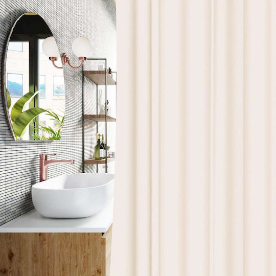 Next Shower Curtain Fabric 200x180cm Ecru
