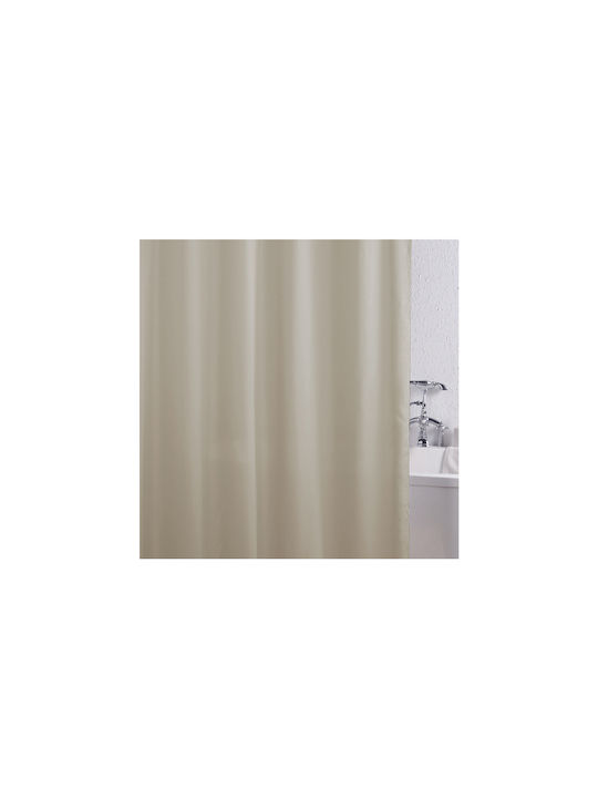 Dimitracas Fabric Shower Curtain 180x200cm Ecru