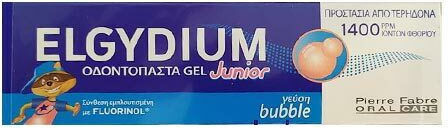 Elgydium Junior Children's Toothpaste for 7+ Years with Bubblegum Flavor 50ml