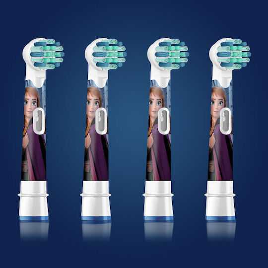 Oral-B Kids Electric Toothbrush Replacement Heads 4 Pieces for 3+ Years Frozen