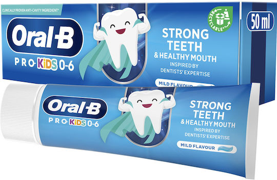 Oral-B Pro Kids Spider-Man Baby Toothpaste for 0m+ with Mint Flavor 50ml