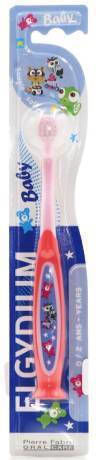 Elgydium Baby Soft Baby Toothbrush for 0m+ Yellow-Orange