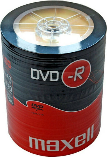 Maxell Inscripționabile DVD-R 16x 4.7GB Cutie pentru prăjituri 100buc