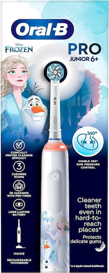 Oral-B Pro Παιδική Ηλεκτρική Οδοντόβουρτσα με Χρονόμετρο για 6+ Χρονών