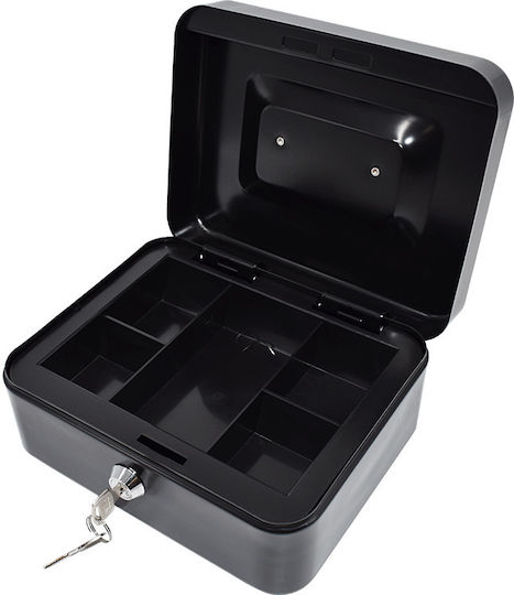 Metron Cash Box with Lock Black 333.01.08 Black 333.01.08