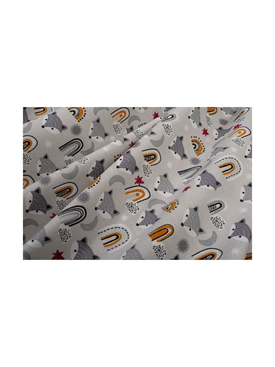 Dimcol Baby Sheets Bebe Fox 120x160cm