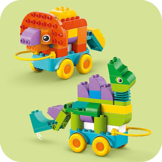 LEGO Duplo 3in1 Dinozauri pe Roți pentru 3+ Ani 108 Bucăți