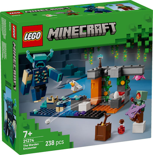 LEGO Minecraft The Warden Encounter for Ages 7+ 238 Pieces