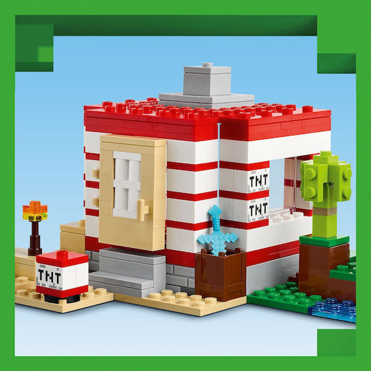 LEGO Minecraft The TNT Jungle House for Ages 8+ 287 Pieces