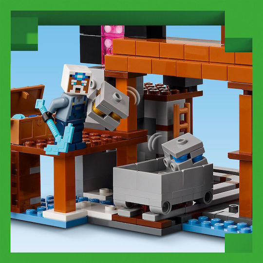LEGO Minecraft The Pickaxe Mine for Ages 8+ 530 Pieces