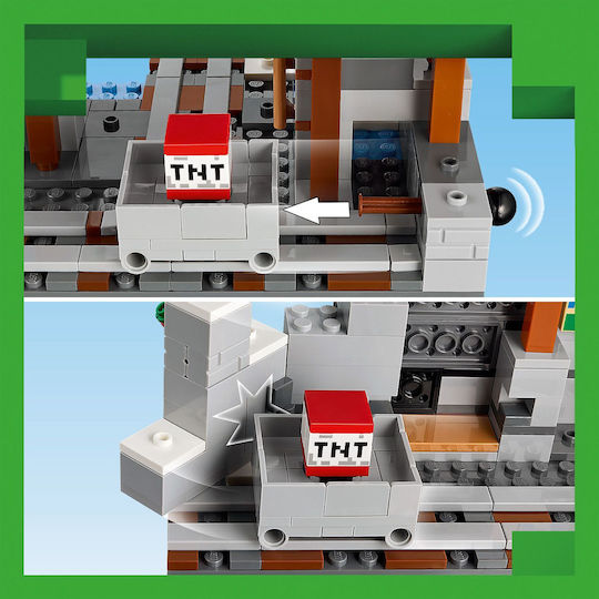 LEGO Minecraft The Pickaxe Mine for Ages 8+ 530 Pieces