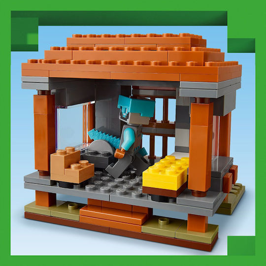 LEGO Minecraft The Pillager Outpost and Ravager for Ages 9+ 665 Pieces