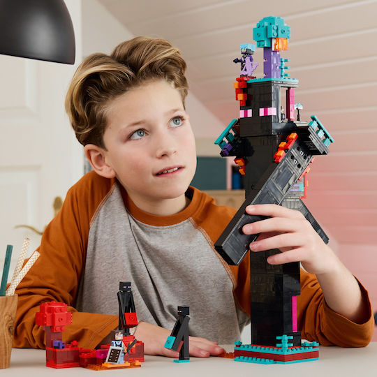 LEGO Minecraft The Enderman Tower for Ages 9+ 867 Pieces