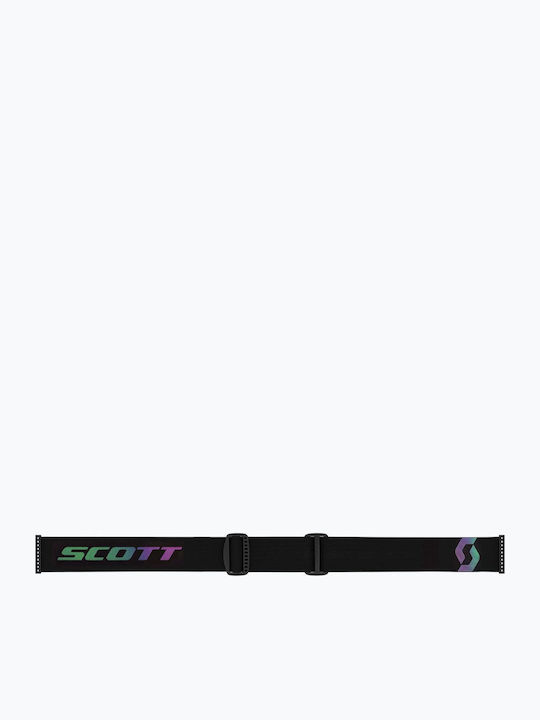 Scott Μάσκα Σκι & Snowboard Ενηλίκων Μαύρη με Φακό σε Μαύρο Χρώμα
