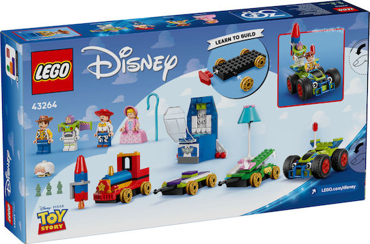 LEGO Disney Toy Story Celebration Train & RC Car for 4+ Years 206 Pieces
