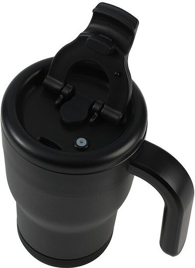 I-Total Ποτήρι Θερμός Ανοξείδωτο 420ml Black
