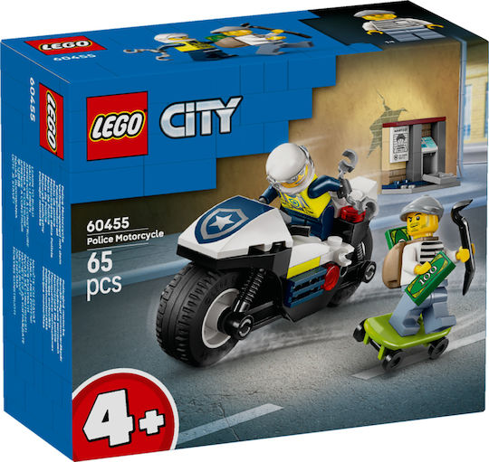 LEGO City Police Motorcycle Chase За 4+ Години 65 Бройки