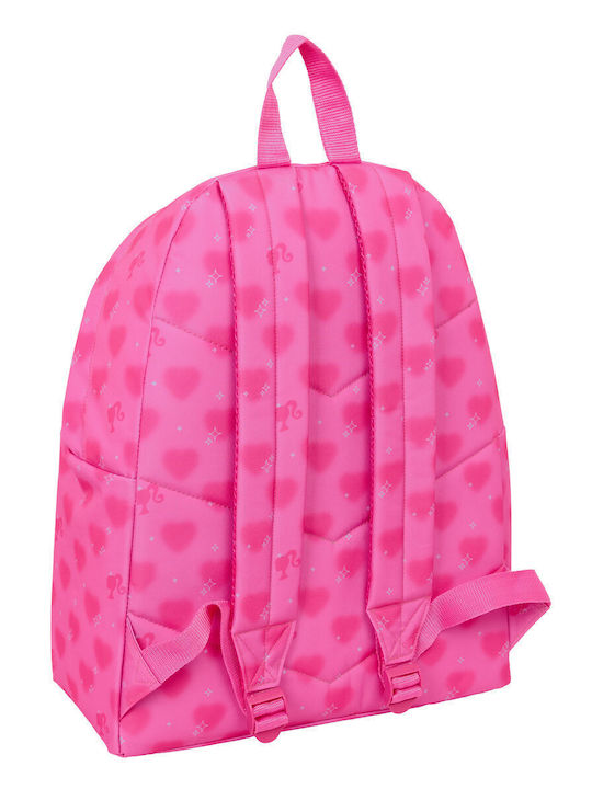 Ученическа Раница Barbie Corazones Розова 33 x 42 x 15 см