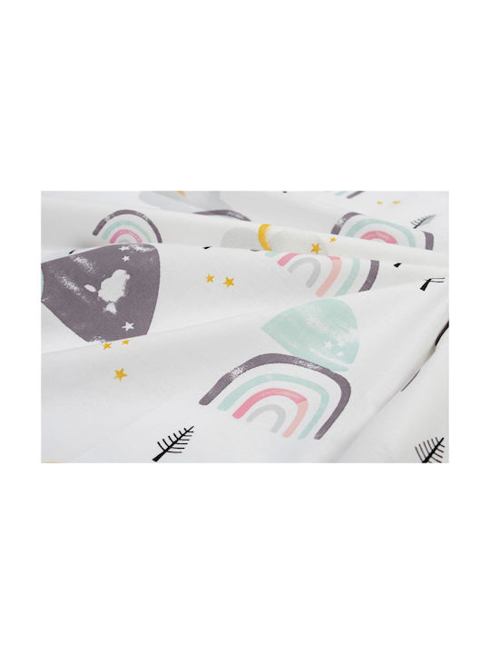 Dimcol Single Set White-Pink 160x240cm