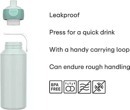 Little Dutch Forest Friends Παιδικό Παγούρι με Pop-Up Καπάκι Non Spill 400ml (Διάφορα Σχέδια/Χρώματα)