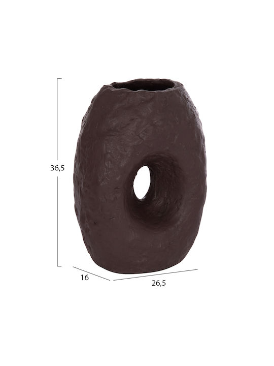 HomeMarkt Decorative Vase Namentis Brown 16x5x36cm