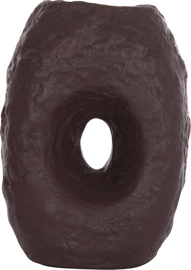 HomeMarkt Διακοσμητικό Βάζο Πήλινο Namentis Καφέ Φ16xΥ36cm