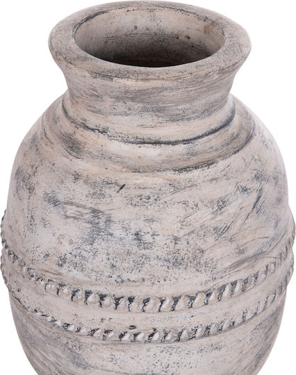 HomeMarkt Decorative Vase Vermo Gray 21x21x25cm