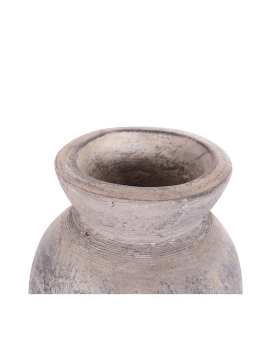 HomeMarkt Decorative Vase Vermo Gray 18x18x19cm